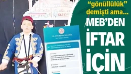 MEB’den iftar için yoklama Bakanlık, okul yönetimlerinden etkinliklere her hafta katılan öğrenci ve velilerin sayılarını istedi. Talimatın ramazan öncesi verilmesi dikkat çekti