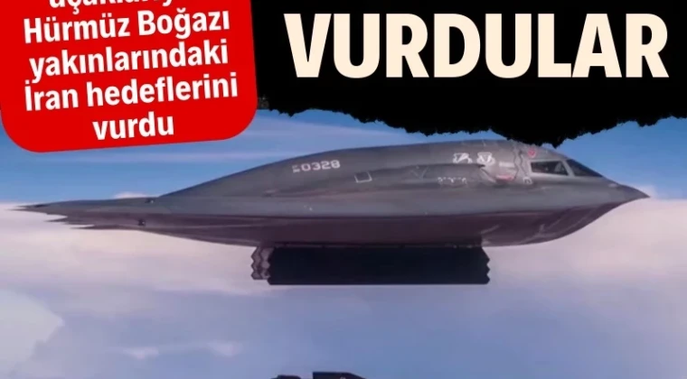 ABD, İran’ı 2 tonluk sığınak delici bombalarla vurdu Orta Doğu’da şiddet bitmek bilmezken ABD’li yetkililer İran’ın Hürmüz Boğazı yakınlarındaki noktalarına 2 tonluk “sığınak delici” bombalar kullanıldığını duyurdu.