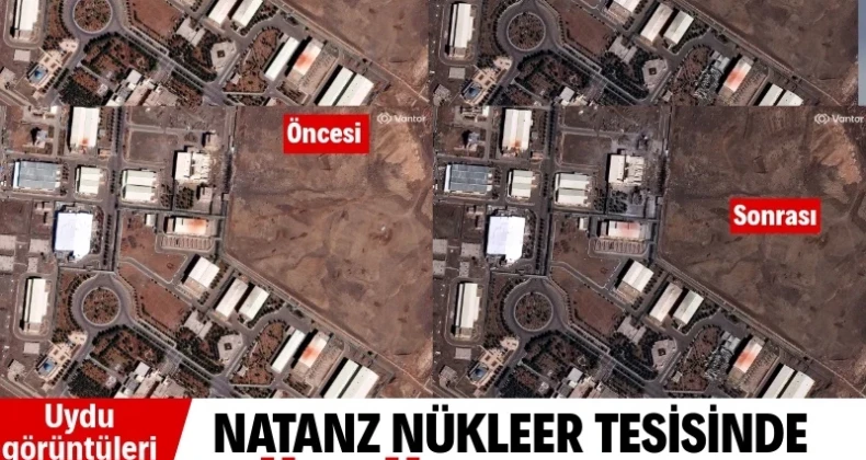ABD ve İsrail saldırmıştı: İran’ın nükleer tesisinin son hali uydudan görüntülendi ABD ve İsrail’in geçen hafta başlattığı saldırılara İran’ın misilleme ile karşılık vermesiyle birlikte bölgede yaşananlar büyük endişe yaratmaya devam ederken, uydu görüntüleri dikkat çekici bazı bulguları ortaya çıkardı.