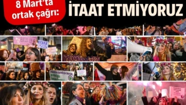 Ankara’da kadınlardan 8 mart yürüyüşü: “Susmuyoruz, korkmuyoruz, itaat etmiyoruz” Ankara’da 8 Mart Dünya Emekçi Kadınlar Günü kapsamında Yüksel Caddesi’nde toplanan kadın örgütleri Sakarya Caddesi’ne yürüyerek kadın cinayetlerine, cezasızlık politikalarına ve kadınlara yönelik baskılara tepki gösterdi; yapılan açıklamada İstanbul Sözleşmesi’nin yeniden yürürlüğe girmesi ve 6284 sayılı kanunun etkin uygulanması çağrısı yapıldı