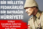 Büyük Türk destanı Çanakkale’de başladı İngiliz ve Fransız donanmalarının saldırısını durduran Türk topçusu “Çanakkale Geçilmez” sözünü tarihe kazıdı. Bu zafer Türk milletinin birlik, inanç ve vatan sevgisinin en güçlü göstergelerinden biri oldu.