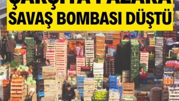 Çarşıya pazara savaş bombası düştü Savaşın başladığı gün domates, biber, patlıcan ve limon dahil 8 ürüne 657 lira ödeyen vatandaş, bugün 893 lira harcıyor.