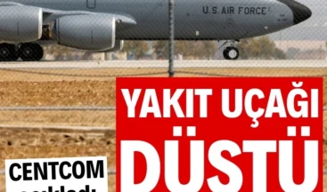 CENTCOM: Yakıt uçağımız düştü ABD Merkez Kuvvetler Komutanlığı (CENTCOM), ABD’ye ait bir KC-135 yakıt ikmal uçağının Irak hava sahasında düşerek kırıma uğradığını açıkladı.
