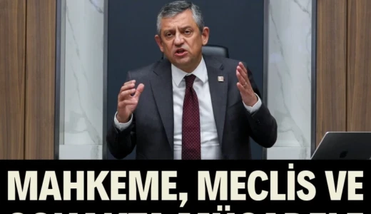 CHP’nin 19 Mart sonrası için eylem planı hazır CHP Genel Başkanı Özgür Özel, kurmaylarıyla yaptığı toplantıda üç ayaklı mücadeleyi anlattı. CHP’liler, dava bitene kadar Silivri’de olacak. Çarşı pazarda ülkenin en temel sorunları anlatılacak.