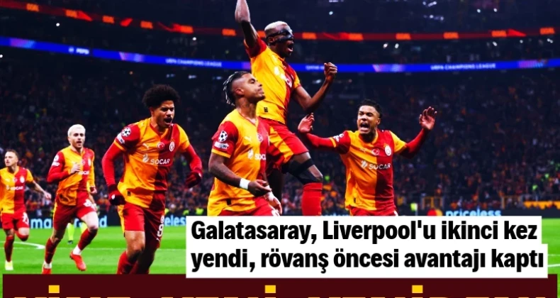 Galatasaray, Liverpool’u yine perişan etti: 1-0 Galatasaray, UEFA Şampiyonlar Ligi son 16 turu ilk maçında Liverpool’u RAMS Park’ta 1-0 yenerek rövanş öncesi önemli bir üstünlük sağladı. Lig aşamasında Liverpool’u aynı skorla yenen Galatasaray, İngiliz ekibini İstanbul’da yine mağlup etmeyi başardı.