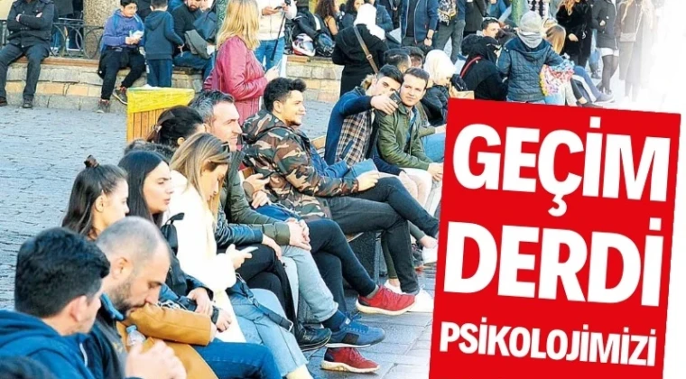 Geçim derdi psikolojimizi bozdu Üniversite mezunlarında işsizliğin yüzde 25’e çıkması, ücretlerin yetmemesi, başkanlık sistemi ve artan gelir eşitsizliği psikolojik esenliğimizi olumsuz etkiliyor.