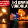 Irak karasularındaki iki tanker gemisine saldırı Irak karasularında iki tanker gemisine saldırı düzenlendi. Gemiler alev içinde kalırken, mürettebat güçlükle kurtarıldı.