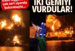 Irak karasularındaki iki tanker gemisine saldırı Irak karasularında iki tanker gemisine saldırı düzenlendi. Gemiler alev içinde kalırken, mürettebat güçlükle kurtarıldı.