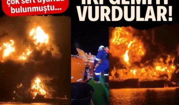 Irak karasularındaki iki tanker gemisine saldırı Irak karasularında iki tanker gemisine saldırı düzenlendi. Gemiler alev içinde kalırken, mürettebat güçlükle kurtarıldı.