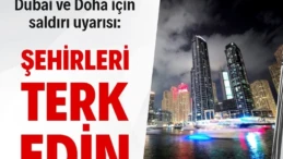 İran’dan Doha ve Dubai’ye saldırı uyarısı İran, Doha ve Dubai’deki bazı yerlere saldırı düzenleyeceği gerekçesiyle tahliye uyarısı yaptı.