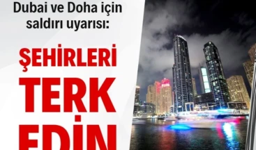 İran’dan Doha ve Dubai’ye saldırı uyarısı İran, Doha ve Dubai’deki bazı yerlere saldırı düzenleyeceği gerekçesiyle tahliye uyarısı yaptı.