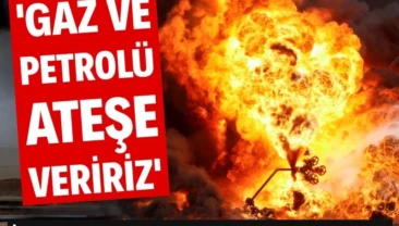 İran’dan gaz ve petrolü ateşe verme tehdidi İran’dan “Enerji altyapımız ve limanlara yönelik saldırıya karşılık bölgenin petrol ve doğalgazını ateşe vereceğiz” tehdidi geldi.