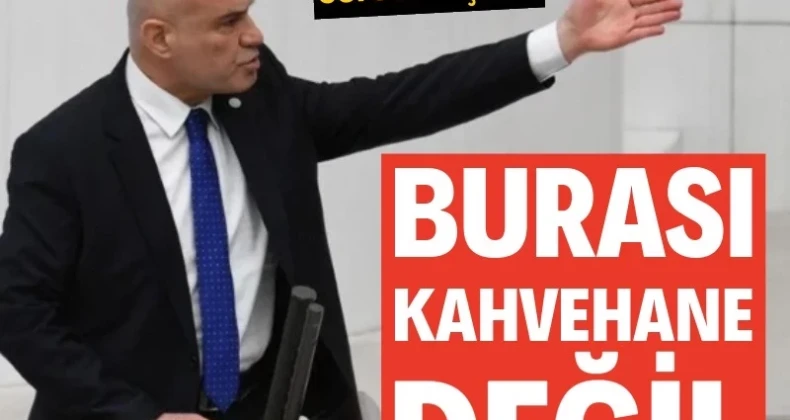 Meclis’te sert tartışma: ‘Burası kahvehane değil’ TBMM Genel Kurulu’nda İYİ Parti Grup Başkanvekili Turhan Çömez’in konuşması sırasında tartışma yaşandı. Kürsüden konuşurken salondaki gürültüye tepki gösteren Çömez’in “Burası kahvehane değil” sözleri üzerine milletvekilleri arasında sözlü atışma yaşandı
