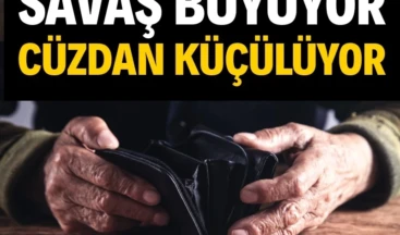Savaş cüzdanları küçültür Vatandaş temel ihtiyaçlarını zor karşılıyor. Alışverişe para kalmıyor. Cüzdanlar küçülürken kemerler sıkılıyor. İran savaşı enflasyonu artıracak.