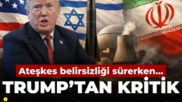 Son dakika… ABD ve İran arasında duyurlan ancak özellikle Lübnan belirsizliği ve İsrail’in saldırıları sebebiyle akıbeti belirsizliğe düşen ateşkes hakkında ABD Başkanı Donald Trump’tan açıklama geldi. Trump ABD ordusunun İran çevresinde kalacağını ancak anlaşma yerine getirilene kadar saldırı yapılmayacağını söyledi.