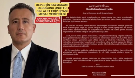 Şuuru yitiren kaymakam AKP’li çıktı! Dini alet ederek yaptığı açıklama ile tepki toplayan ve hakkında soruşturma açılan Ayaş Kaymakamı Muharrem Eligül’ün, AKP’den aday olduğu ortaya çıktı