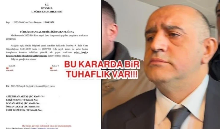 Bu da oldu! Aziz İhsan Aktaş’ın hesaplarındaki bloke kaldırıldı İBB davası iddianamesinde “Suç örgütü lideri” olarak yer alıyor. Hakkında 704 yıl hapis cezası isteniyor ama tutuksuz yargılanıyor. Ve şimdi de banka hesaplarının üzerindeki blokeler kaldırıldı.