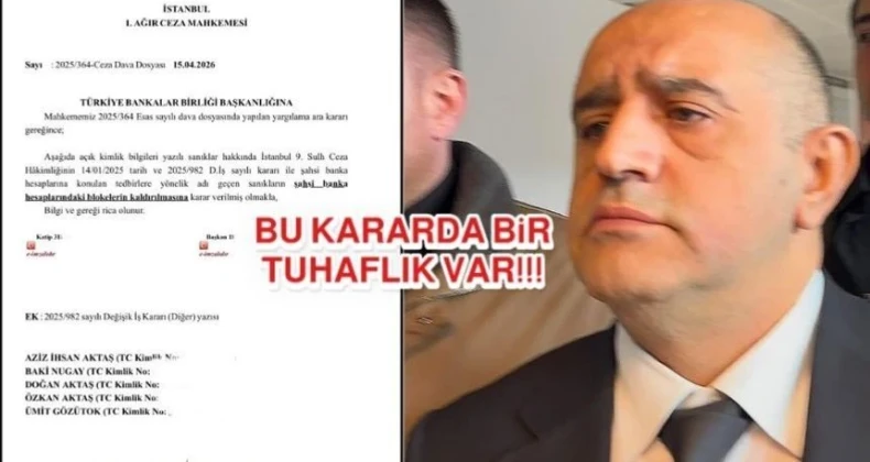 Bu da oldu! Aziz İhsan Aktaş’ın hesaplarındaki bloke kaldırıldı İBB davası iddianamesinde “Suç örgütü lideri” olarak yer alıyor. Hakkında 704 yıl hapis cezası isteniyor ama tutuksuz yargılanıyor. Ve şimdi de banka hesaplarının üzerindeki blokeler kaldırıldı.
