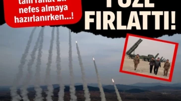 Bölgede gerilim bir anda tırmandı: Roket fırlatıldı Son dönemde balistik füze denemelerine hız veren Kuzey Kore’nin Japon Denizi’ne bir roket fırlattığı duyuruldu.