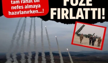 Bölgede gerilim bir anda tırmandı: Roket fırlatıldı Son dönemde balistik füze denemelerine hız veren Kuzey Kore’nin Japon Denizi’ne bir roket fırlattığı duyuruldu.
