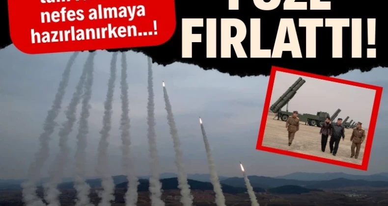 Bölgede gerilim bir anda tırmandı: Roket fırlatıldı Son dönemde balistik füze denemelerine hız veren Kuzey Kore’nin Japon Denizi’ne bir roket fırlattığı duyuruldu.