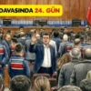 İBB Davası’nda ‘Doğum günü’ kutlaması CHP’nin cumhurbaşkanı adayı, İstanbul Büyükşehir Belediye (İBB) Başkanı Ekrem İmamoğlu’nun da tutuklu isimler arasında bulunduğu 414 sanıklı İBB Davası’nın 24. günü başladı.