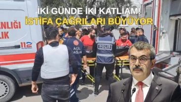 Yusuf Tekin’e istifa çağrıları dalga dalga büyüyor Şanlıurfa ve Kahramanmaraş’taki okul saldırıları sonrası toplumun her kesiminden Milli Eğitim Bakanı Yusuf Tekin’e istifa çağrısı geldi