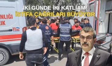 Yusuf Tekin’e istifa çağrıları dalga dalga büyüyor Şanlıurfa ve Kahramanmaraş’taki okul saldırıları sonrası toplumun her kesiminden Milli Eğitim Bakanı Yusuf Tekin’e istifa çağrısı geldi