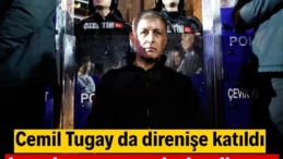 İzmir’de tarihi nöbet İzmir’de mülkiyet tartışmasına konu olan Meslek Fabrikası için verilen tahliye süresi doldu. Sabah saatlerinde polis ekipleri tarafından giriş çıkışların kapatıldığı bina önünde bekleyiş sürerken, İzmir Büyükşehir Belediye Başkanı Cemil Tugay da nöbet tutarak direnişe katıldı.