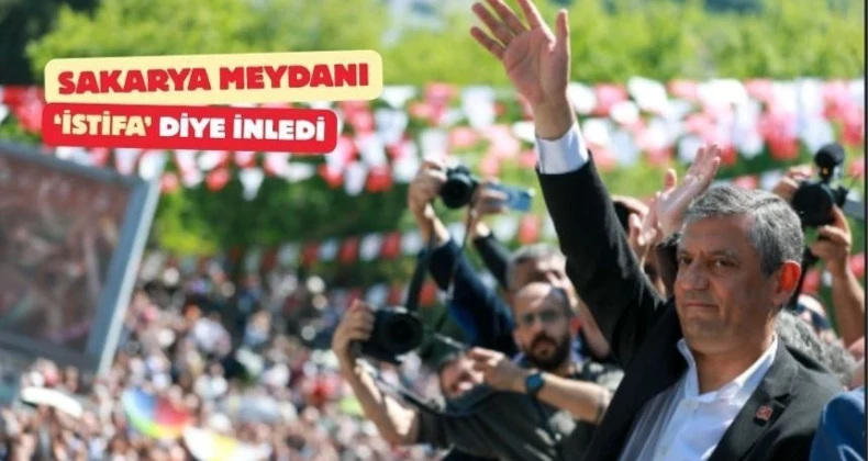 Özgür Özel: Yüzde 65 aldığınız Sakarya meydanı istifa diye inliyor Özgür Özel: Tayyip bey mitingleri çok yakından takip ediyor. Duymuştur ama duymadıysa söyleyeyim. Sakarya, hani bir zamanlar yüzde 65 aldığınız, bir zamanlar kalemiz dediğiniz Sakarya meydanı, istifa diye inliyor!
