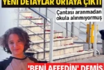 Saldırgan, çantası aranmadan okula alınmıyormuş Kahramanmaraş’ta Ayser Çalık Ortaokulu’nun Okul Aile Birliği Başkanı Hülya Çevik, 1 ay önce başka bir okula tayini çıkan müdür yardımcısı Alparslan Yıldırım’ın saldırgan öğrenci İsa Aras Mersinli’yi çok iyi tanıdığını belirterek, “Bu çocuk zaten Alparslan hocamın takibindeydi ve ‘Korkmayın. O çocuğun çantasını yoklamadan içeri almıyorum’ derdi” şeklinde konuştu. Öte yandan, saldırganın güvenlik güçlerine teslim edildiği anlarda “Affet beni” dediği öğrenildi.