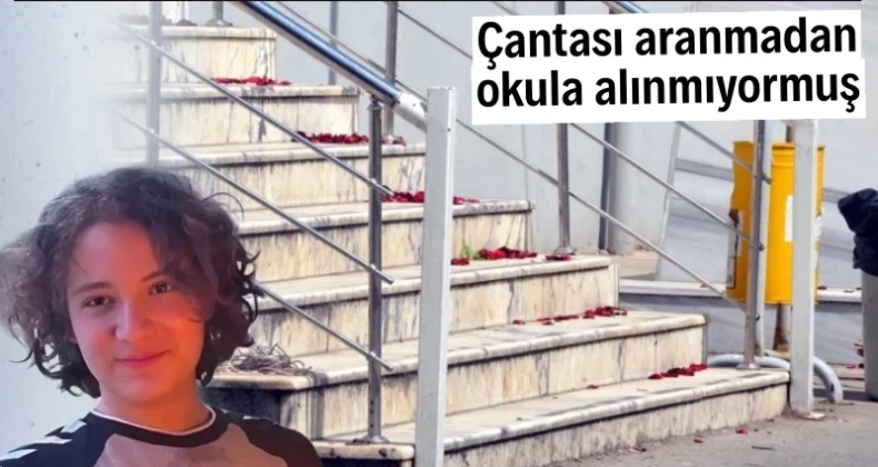 Saldırgan, çantası aranmadan okula alınmıyormuş Kahramanmaraş’ta Ayser Çalık Ortaokulu’nun Okul Aile Birliği Başkanı Hülya Çevik, 1 ay önce başka bir okula tayini çıkan müdür yardımcısı Alparslan Yıldırım’ın saldırgan öğrenci İsa Aras Mersinli’yi çok iyi tanıdığını belirterek, “Bu çocuk zaten Alparslan hocamın takibindeydi ve ‘Korkmayın. O çocuğun çantasını yoklamadan içeri almıyorum’ derdi” şeklinde konuştu. Öte yandan, saldırganın güvenlik güçlerine teslim edildiği anlarda “Affet beni” dediği öğrenildi.