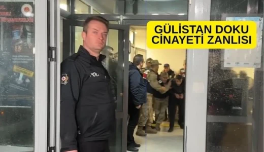 Valinin oğlu ‘Katil’ sloganları arasında cezaevine gönderildi Gülistan Doku’nun öldürülmesine ilişkin baş şüpheliler Valinin oğlu Mustafa Türkay Sonel ve Şükrü Eroğlu vatandaşlar ve ailenin “katil” sloganları arasında zırhlı araca bindirilerek cezaevine gönderildi.