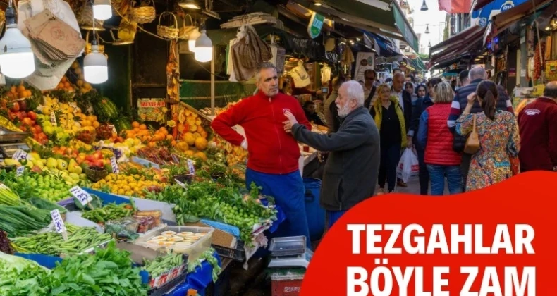 Tezgahlar böyle zam görmedi İktidarın tarım politikaları vatandaşı vuruyor. Market raflarında çift haneli artışlar devam ederken, son 3 ayın zam şampiyonu yüzde 156 artışla biber oldu