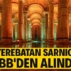 Yerebatan Sarnıcı İBB’den alındı İBB’nin kontrolünde olan ve kapsamlı bir tadilattan geçirilen Yerebatan Sarnıcı’nın tapusu İBB’den alınarak Vakıflar Genel Müdürlüğü adına tescil ettirildi.