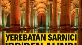 Yerebatan Sarnıcı İBB’den alındı İBB’nin kontrolünde olan ve kapsamlı bir tadilattan geçirilen Yerebatan Sarnıcı’nın tapusu İBB’den alınarak Vakıflar Genel Müdürlüğü adına tescil ettirildi.