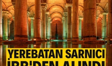 Yerebatan Sarnıcı İBB’den alındı İBB’nin kontrolünde olan ve kapsamlı bir tadilattan geçirilen Yerebatan Sarnıcı’nın tapusu İBB’den alınarak Vakıflar Genel Müdürlüğü adına tescil ettirildi.