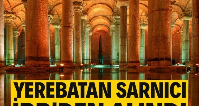 Yerebatan Sarnıcı İBB’den alındı İBB’nin kontrolünde olan ve kapsamlı bir tadilattan geçirilen Yerebatan Sarnıcı’nın tapusu İBB’den alınarak Vakıflar Genel Müdürlüğü adına tescil ettirildi.