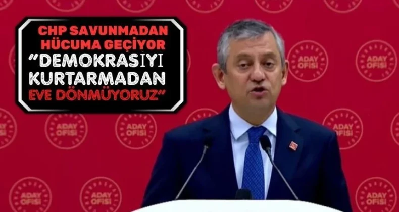 Özgür Özel: CHP 81 ilde sokağa iniyor… CHP’nin bugünden itibaren 81 il ve 973 ilçede yoğun bir programla sahaya çıkacağını belirten Genel Başkan Özgür Özel, “Bugünden itibaren CHP bu kötülükleri yapanlara karşı, iktidarı değiştirmek ve adaleti getirmek için savunmadan hücuma geçiyor, sahaya gidiyor” dedi.