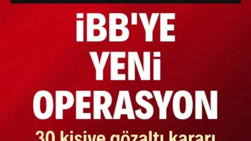 İBB’ye yeni operasyon: 30 kişi için gözaltı kararı İBB’ye yönelik yürütülen soruşturma kapsamında, Ağaç ve Peyzaj A.Ş. iştirak şirketi üzerinden usulsüz şekilde ihale sistemi kurularak ihalelere fesat karıştırıldığı iddiasıyla operasyon düzenlendi. Aralarında Genel Sekreter Yardımcısı Oktay Özel ile Park ve Bahçeler Daire Başkanı Tuğba Ölmez Hancı’nın da yer aldığı 29 kişi gözaltına alındı, hakkında gözaltı kararı bulunan 1 kişinin ise yurt dışında olduğu tespit edildi.