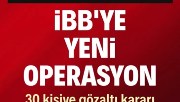İBB’ye yeni operasyon: 30 kişi için gözaltı kararı İBB’ye yönelik yürütülen soruşturma kapsamında, Ağaç ve Peyzaj A.Ş. iştirak şirketi üzerinden usulsüz şekilde ihale sistemi kurularak ihalelere fesat karıştırıldığı iddiasıyla operasyon düzenlendi. Aralarında Genel Sekreter Yardımcısı Oktay Özel ile Park ve Bahçeler Daire Başkanı Tuğba Ölmez Hancı’nın da yer aldığı 29 kişi gözaltına alındı, hakkında gözaltı kararı bulunan 1 kişinin ise yurt dışında olduğu tespit edildi.