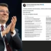 İmamoğlu’dan Erdoğan’a ve millete mektup Ekrem İmamoğlu, Silivri zindanından yazdığı mektup ile Erdoğan’a seslendi: Çözüm için daha kaç kere seçilmeniz gerekiyor?