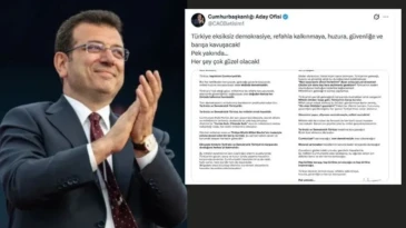 İmamoğlu’dan Erdoğan’a ve millete mektup Ekrem İmamoğlu, Silivri zindanından yazdığı mektup ile Erdoğan’a seslendi: Çözüm için daha kaç kere seçilmeniz gerekiyor?