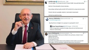 ‘Arınma’ çağrısı yapan Kılıçdaroğlu’na tepki yağdı CHP’ye yönelik operasyonlar için partiye ‘arınma’ çağrısında bulunan Kemal Kılıçdaroğlu’nun video paylaşımına kısa sürede binlerce tepki geldi.