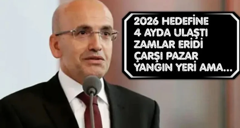 ‘Ağam bizle dalga geçiyor!’ Şimşek: Enflasyondaki yükseliş geçici 2026 yılı için hedeflediği yüzde 16’lik enflasyon hedefi, neredeyse ilk dört ayda gerçekleşen Bakan Mehmet Şimşek, enflasyondaki yükselişin geçici olduğunu söyledi.