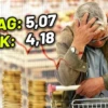 TÜİK nisan enflasyonunu açıkladı! Şimşek’in yıllık hedefine 4 ayda varıldı Türkiye İstatistik Kurumu (TÜİK) 2026 yılının nisan ayı tüketici enflasyonunu açıkladı. Tüketici fiyat endeksi (TÜFE) yıllık yüzde 32,37 olurken, aylık yüzde 4,18 olarak açıklandı.