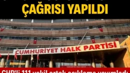 CHP’li 111 vekilden olağanüstü kurultay çağrısı CHP’li 111 milletvekilinden 12 Temmuz’da olağanüstü kurultay yapılması için çağrı geldi… 27 milletvekili bu bildiriye destek vermezken 700’den fazla delegenin de olağanüstü kurultay yapılması için imza verdiği öğrenildi.