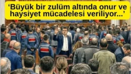 Ekrem İmamoğlu: İktidarın ve partimin başındaki kayyuma sözlerini aynen iade ediyorum İBB Davası’nın 44. gününde verilen arada konuşan Ekrem İmamoğlu: İktidarın başındaki zihniyete ve aynı dili kullanan benim canım partimin başındaki kayyuma sözlerini bu masum insanlar adına aynen iade ediyorum.