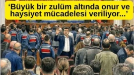 Ekrem İmamoğlu: İktidarın ve partimin başındaki kayyuma sözlerini aynen iade ediyorum İBB Davası’nın 44. gününde verilen arada konuşan Ekrem İmamoğlu: İktidarın başındaki zihniyete ve aynı dili kullanan benim canım partimin başındaki kayyuma sözlerini bu masum insanlar adına aynen iade ediyorum.