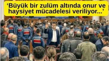 Ekrem İmamoğlu: İktidarın ve partimin başındaki kayyuma sözlerini aynen iade ediyorum İBB Davası’nın 44. gününde verilen arada konuşan Ekrem İmamoğlu: İktidarın başındaki zihniyete ve aynı dili kullanan benim canım partimin başındaki kayyuma sözlerini bu masum insanlar adına aynen iade ediyorum.